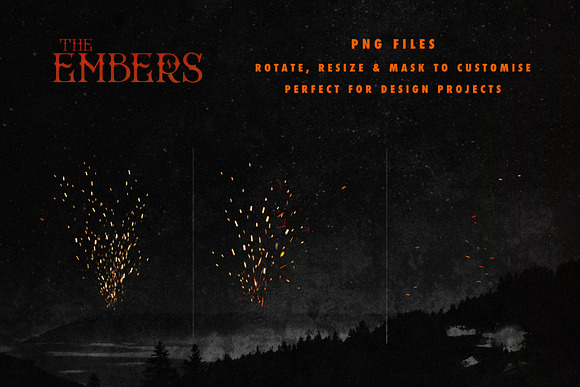 The Embers - Fire Ember Textures in Textures - product preview 4