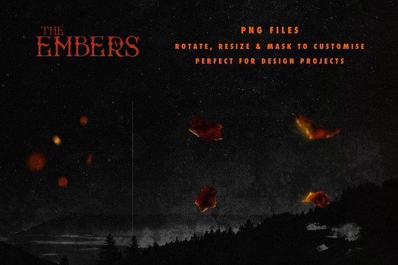 The Embers - Fire Ember Textures in Textures - product preview 5