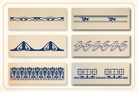 Art Deco & Art Nouveau Brushes in Photoshop Brushes - product preview 4