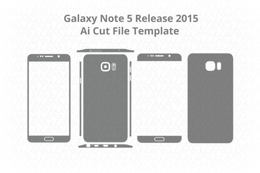 Samsung Galaxy Note 5/Decal Cut File in Product Mockups - product preview 8