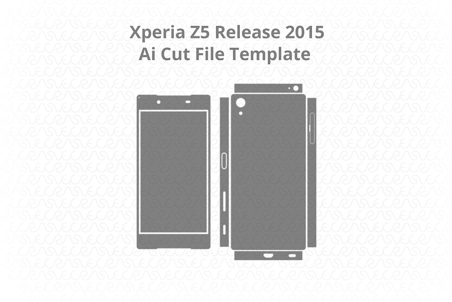 Sony Xperia Z5 / Decal Cut File Ai in Product Mockups - product preview 8