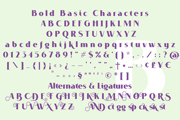 VOGUER Sans in Sans-Serif Fonts - product preview 5