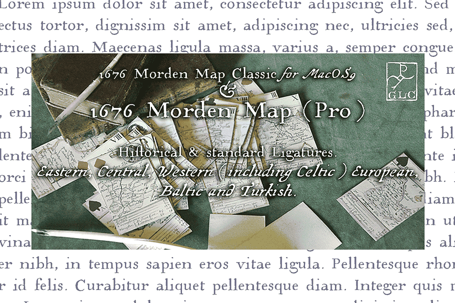 1676 Morden Map Pro OTF in Serif Fonts - product preview 8