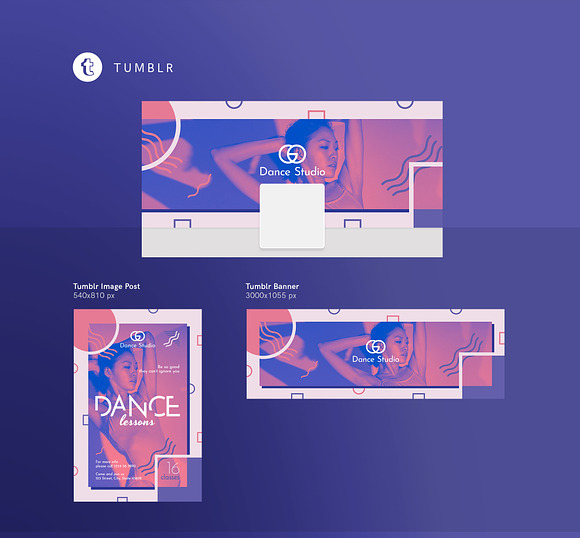 Social Media Pack | Dance Lessons in Social Media Templates - product preview 6