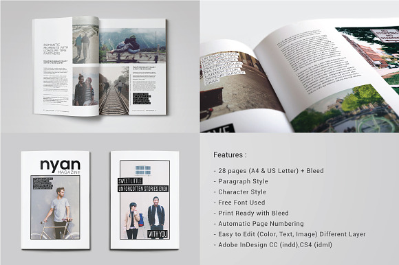 Indesign Magazine Template in Magazine Templates - product preview 4