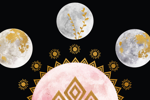 20% OFF! MYSTICAL MOONS in Illustrations - product preview 2