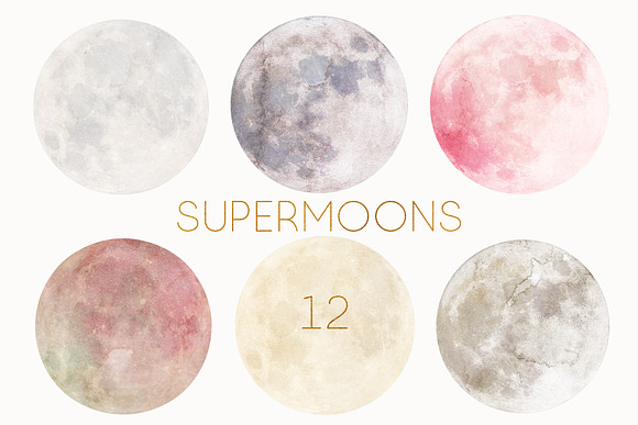 20% OFF! MYSTICAL MOONS in Illustrations - product preview 8