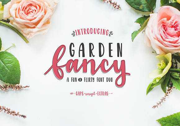 Garden Fancy Font Duo in Fancy Fonts - product preview 10