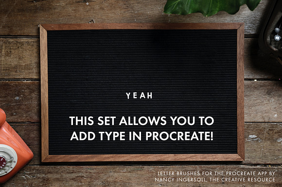 Procreate Sans Serif Type Kit 2 in Photoshop Brushes - product preview 4