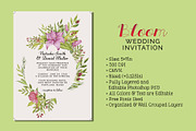 Bloom Wedding Invitation