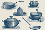 27 Kitchen And Cooking Set Vector