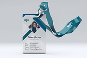 Abstract ID Card Design