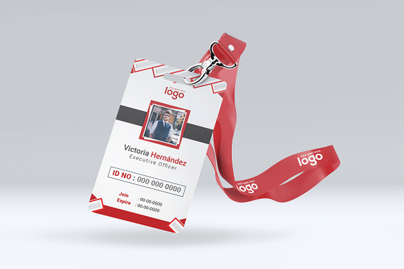 Simple Creative ID Card Design in Stationery Templates - product preview 2