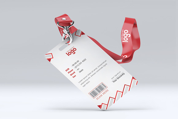Simple Creative ID Card Design in Stationery Templates - product preview 7