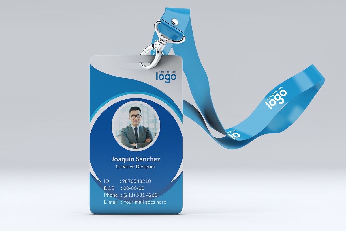 Circle Business Id Card in Stationery Templates - product preview 8