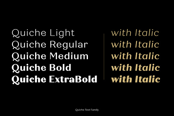 Quiche Font Family in Sans-Serif Fonts - product preview 10