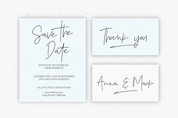 White Serenity Signature Font in Script Fonts - product preview 6