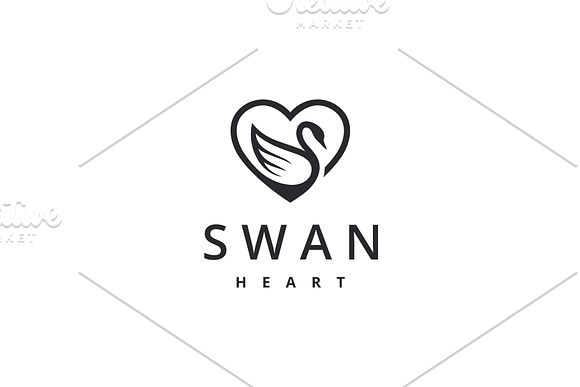 Swan Logo in Logo Templates - product preview 2