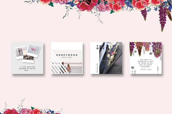 ANIMATED Instagram Posts - Wedding in Instagram Templates - product preview 5