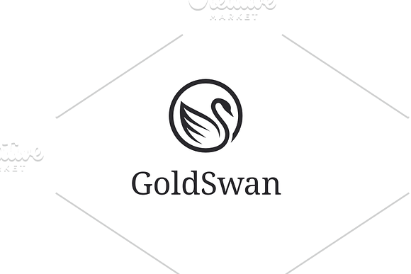 Swan Logo in Logo Templates - product preview 3