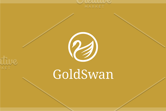Swan Logo in Logo Templates - product preview 2