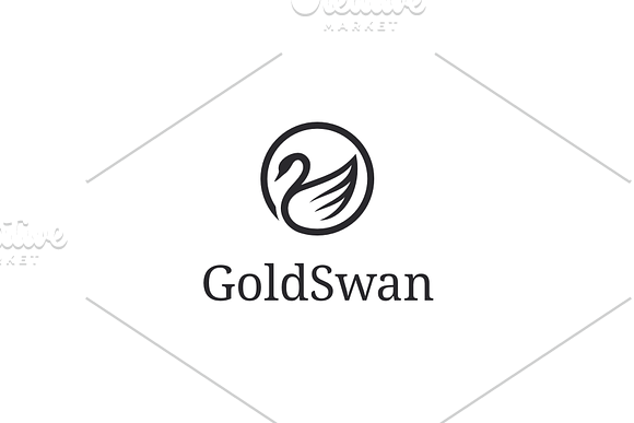 Swan Logo in Logo Templates - product preview 3