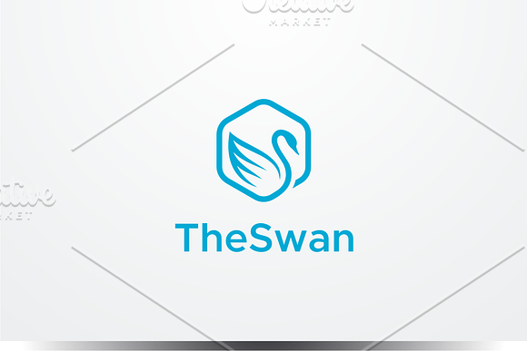 Swan Logo in Logo Templates - product preview 1