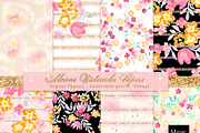 Alcyone Watercolor Floral Papers