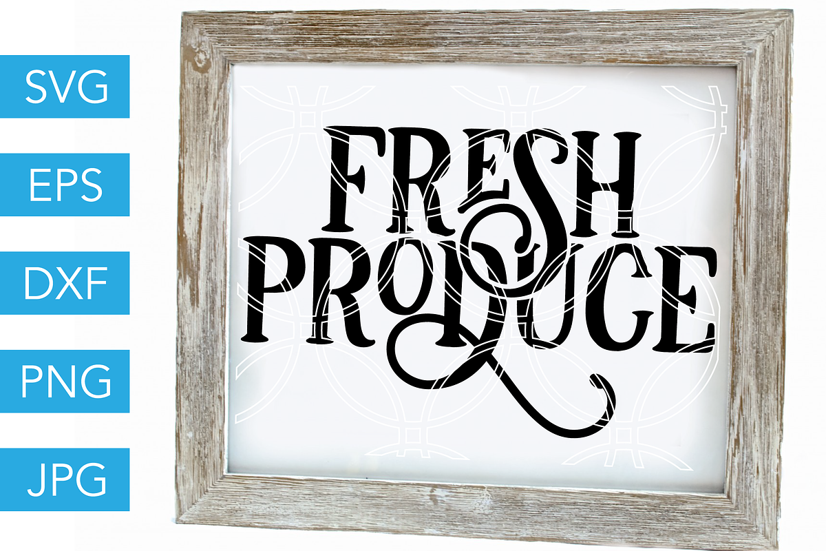 Fresh Produce SVG Farm SVG Farmhouse in Illustrations - product preview 8