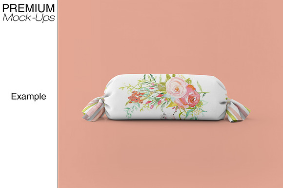 Cheeky Bon Bon Pillow Mockup Set in Product Mockups - product preview 6