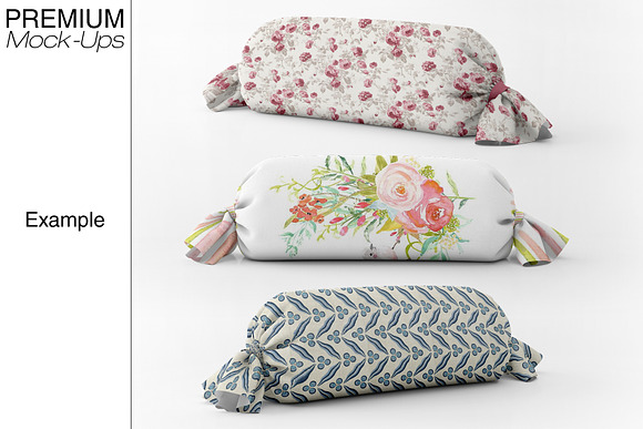 Cheeky Bon Bon Pillow Mockup Set in Product Mockups - product preview 9