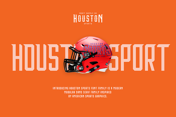 Houston Sports Font Family in Display Fonts - product preview 1