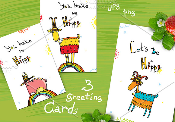 Happy Farm - Animals and Flowers in Illustrations - product preview 7