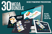 Mega Bundle 30 Powerpoint Templates