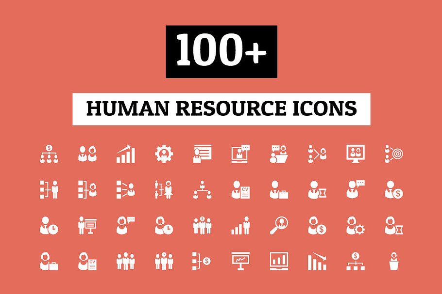 100+ Human Resource Icons in Graphics - product preview 8