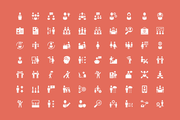 100+ Human Resource Icons in Graphics - product preview 1