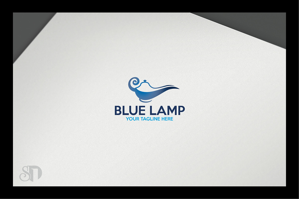 BLUE LAMP in Logo Templates - product preview 8