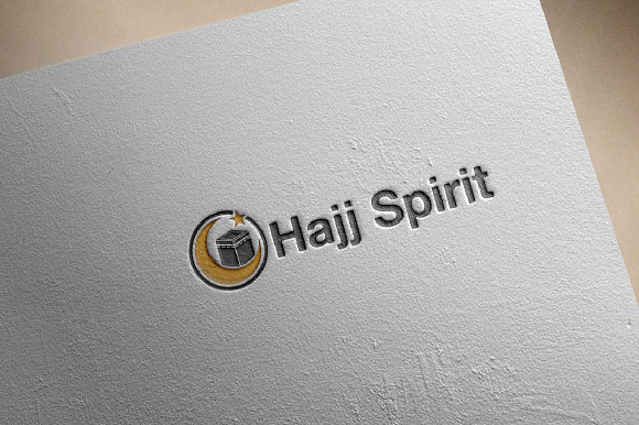 Crescant with Kaba Hajj Spirit Logo in Logo Templates - product preview 2