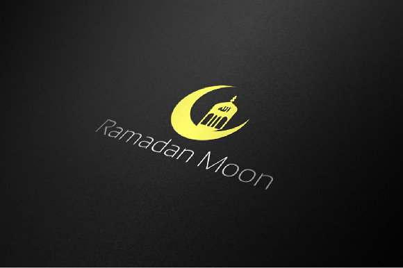 Crescent Moon and Lantern Logo in Logo Templates - product preview 1