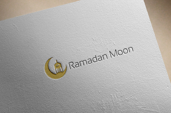 Crescent Moon and Lantern Logo in Logo Templates - product preview 2