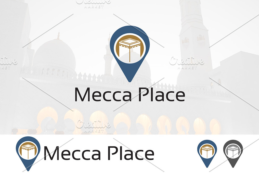 Hajj Mecca Location Logo in Logo Templates - product preview 8