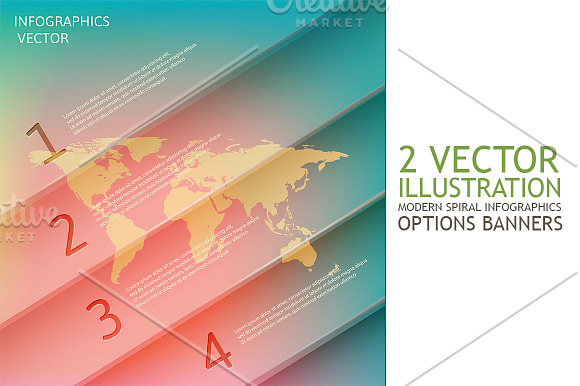 Infographics options banner in Illustrations - product preview 1
