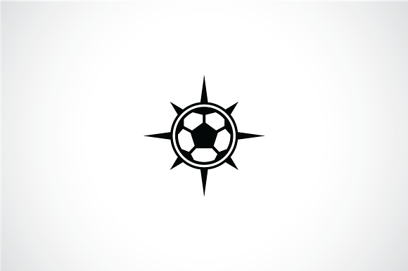 Football Compass Logo Template in Logo Templates - product preview 2
