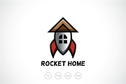 Rocket House Logo Template