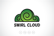 Swirl Cloud Logo Template