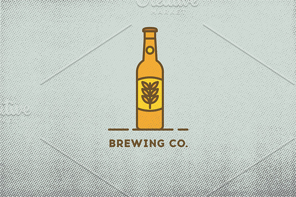 Vector brewing co. logo in Graphics - product preview 1