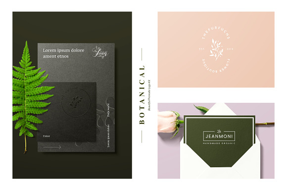 Botanical Logo Kit in Logo Templates - product preview 5
