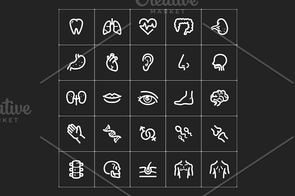 Human & Anatomy Mini Icon in Skull Icons - product preview 2