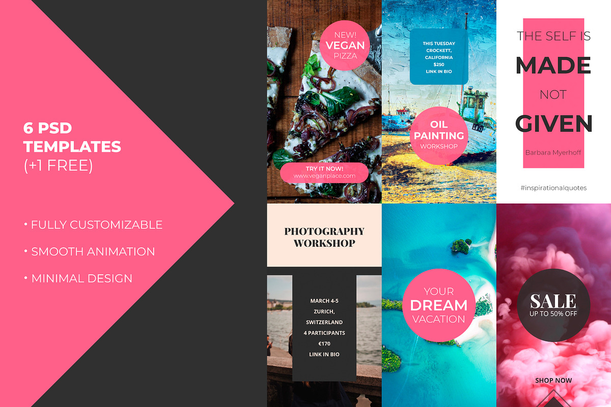 Stories for Instagram. Animated Pack in Instagram Templates - product preview 8