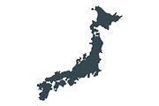 japan map icon